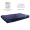 Pet Adobe Orthopedic Pet Bed - Egg Crate and Memory Foam with Washable Cover 46x27x4 by Pet Adobe - Navy 697330AEA - alternate 2